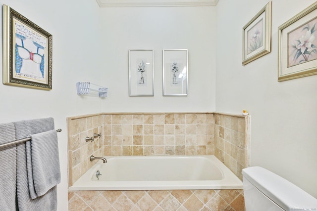 43 Harold St Unit B, Greenwich, CT 06807 - bathroom featuring a bath and toilet