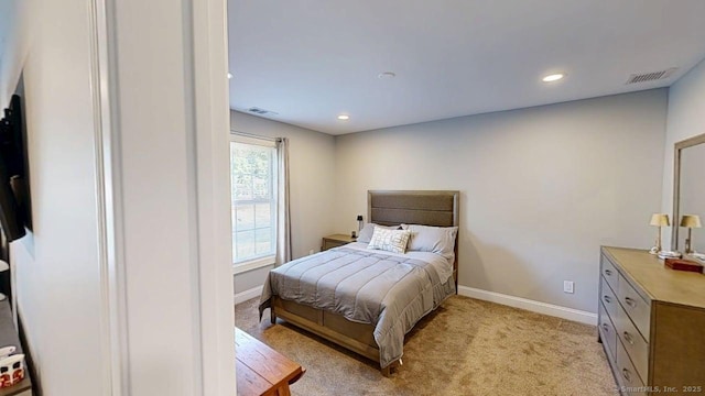 435 Maple Ave, Cheshire, CT 06410 - bedroom featuring light colored carpet and recessed lighting