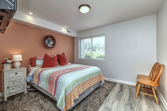 267 Melba St Apt D2, Milford, CT 06460 - bedroom featuring wood finished floors and recessed lighting