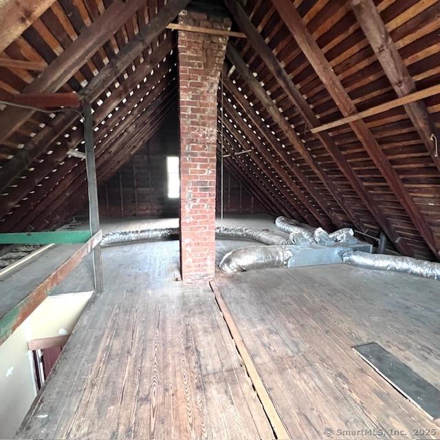 22 Webb St, Hamden, CT 06517 - view of unfinished attic