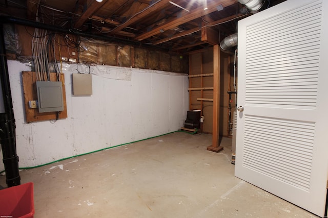 14 Hubbard Run Dr Unit 14, Glastonbury, CT 06033 - unfinished below grade area featuring electric panel