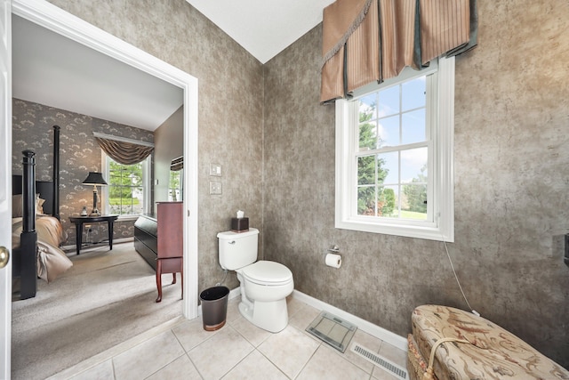 136 Thistle Pond Dr Unit 136, Bloomfield, CT 06002 - bathroom featuring tile patterned floors, toilet, and baseboards