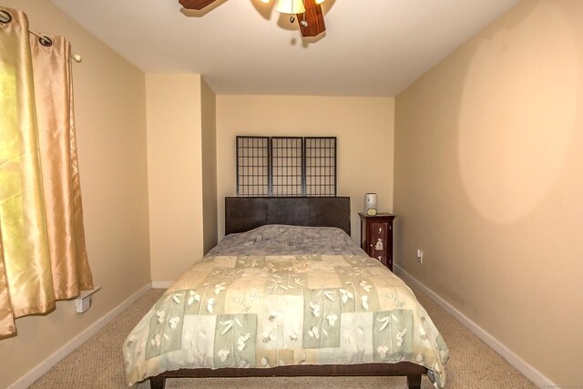 407 Monson Rd, Wilbraham, MA 01095 - bedroom with carpet floors and ceiling fan