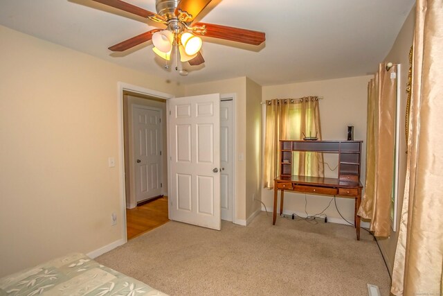 407 Monson Rd, Wilbraham, MA 01095 - bedroom featuring carpet floors and a ceiling fan