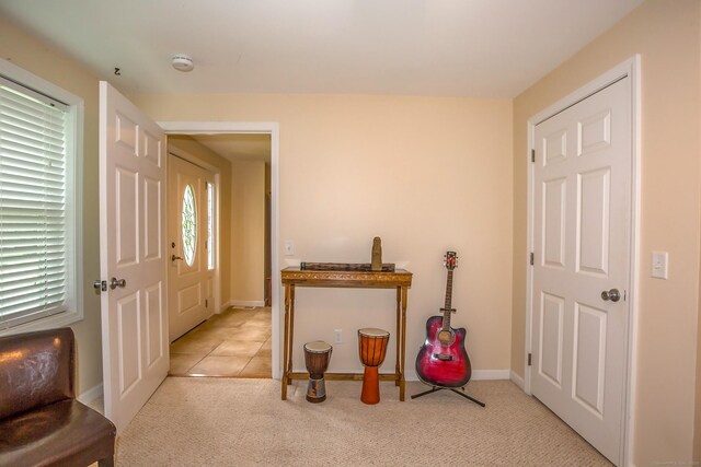 407 Monson Rd, Wilbraham, MA 01095 - carpeted entrance foyer with baseboards