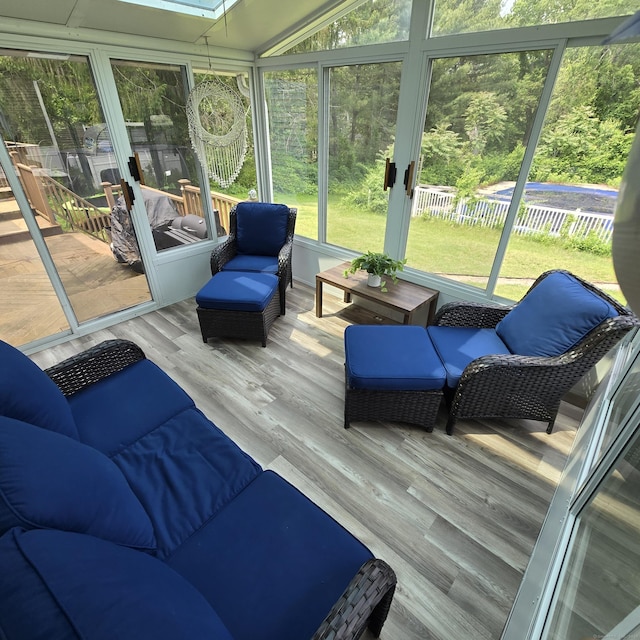 240 Mountain Spring Rd, Tolland, CT 06084 - sunroom with healthy amount of natural light and vaulted ceiling