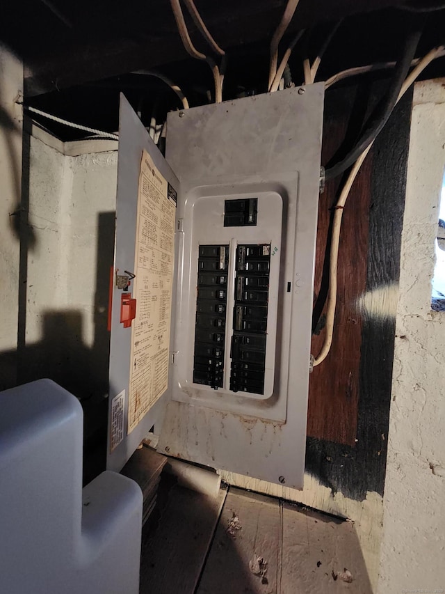 12 Hart Pl, Plainville, CT 06062 - utilities with electric panel