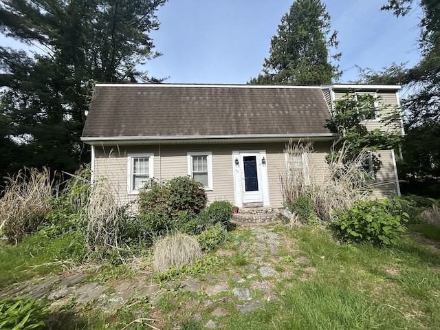 53 Falls Bashan Rd, East Haddam, CT 06469 - view of front facade featuring roof with shingles