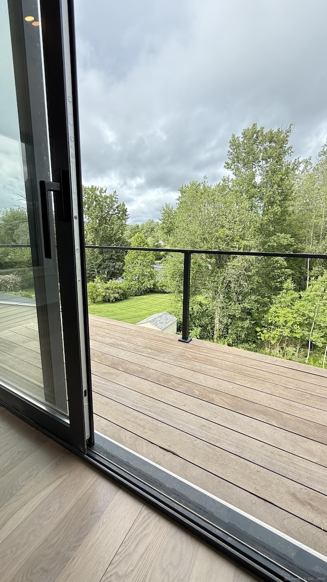 20 N Lake Shore Dr, Brookfield, CT 06804 - view of wooden terrace