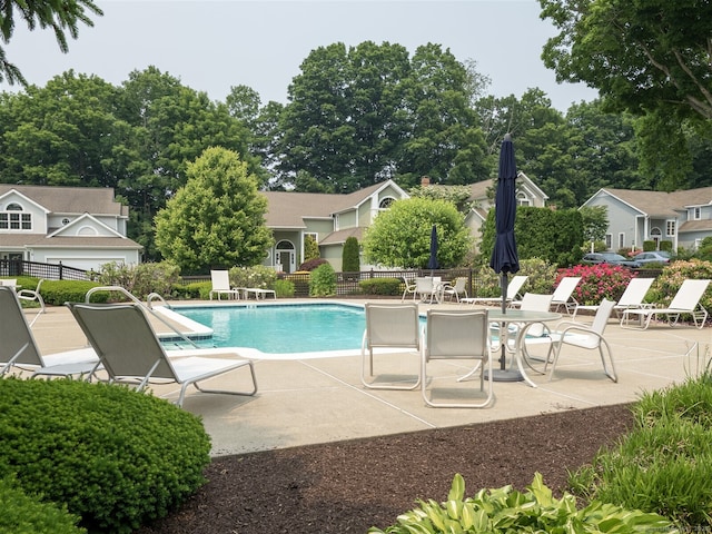 10 Wilton Hls Unit 10, Wilton, CT 06897 - view of pool with a patio area