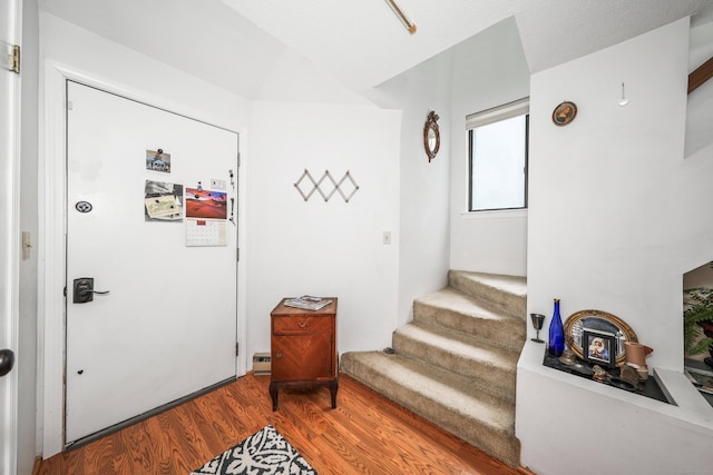 26 Evergreen Rd Unit 26, Torrington, CT 06790 - entryway featuring wood finished floors and stairs