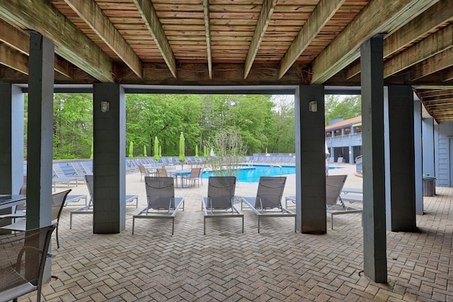 26 Evergreen Rd Unit 26, Torrington, CT 06790 - view of patio / terrace featuring a community pool