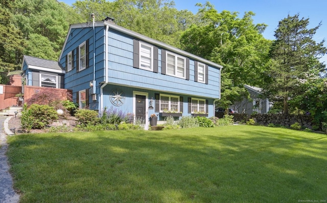 56 Giants Neck Rd, East Lyme, CT 06357 - colonial inspired home featuring a front lawn