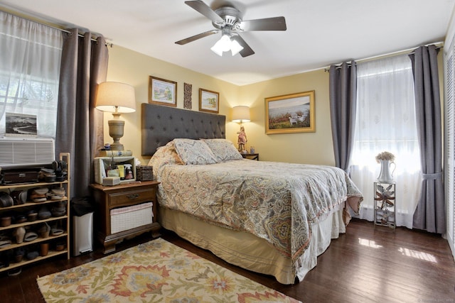 56 Giants Neck Rd, East Lyme, CT 06357 - bedroom featuring wood finished floors and ceiling fan