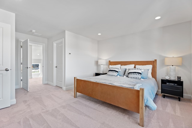 129 Shea Cir Unit 129, Cheshire, CT 06410 - bedroom featuring light colored carpet, baseboards, and recessed lighting