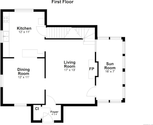 161 Crestwood Rd, Fairfield, CT 06824 - floor plan / room layout