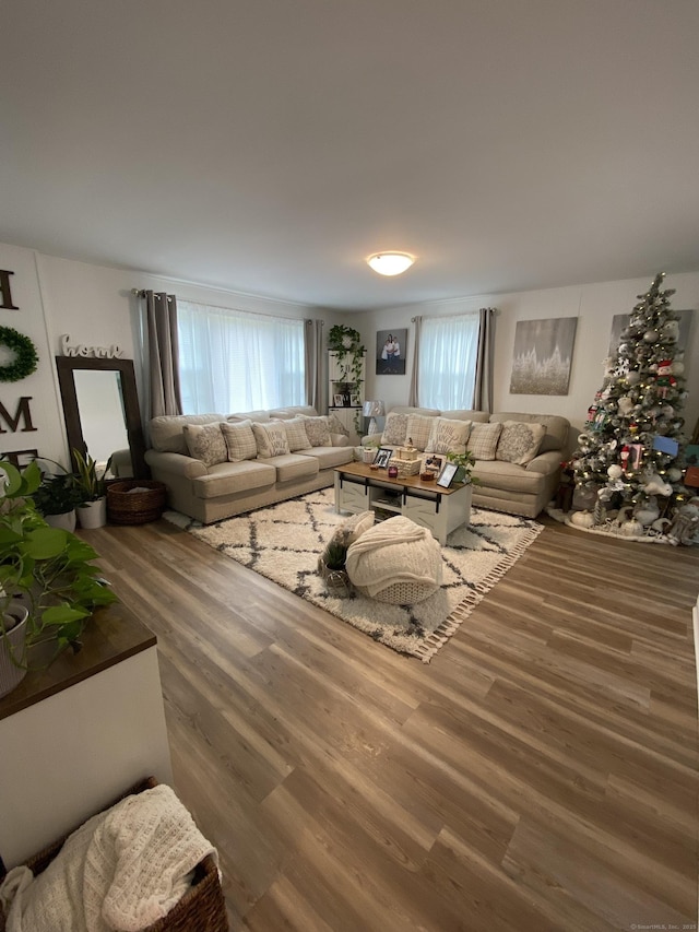 455 Middletown Ave, Wethersfield, CT 06109 - living room with wood finished floors