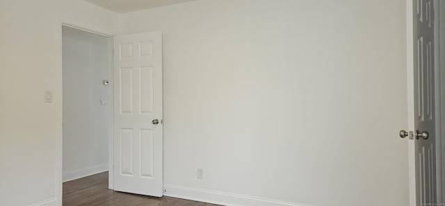 265 Harlem Ave, Bridgeport, CT 06606 - unfurnished room featuring dark wood-style floors and baseboards