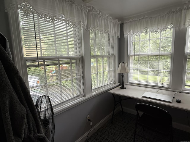 39 Swain Ave, Meriden, CT 06450 - office area featuring baseboards