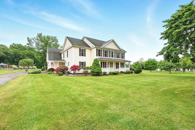 7 Brook Wood Ct, East Windsor, CT 06016 - view of front of property with a front yard and a porch