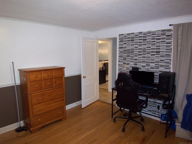 28 Terrace Ave, East Hartford, CT 06108 - office featuring wood finished floors and baseboards