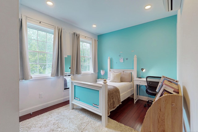 9 Purdum Rd, New Fairfield, CT 06812 - bedroom with multiple windows, wood finished floors, baseboards, and recessed lighting