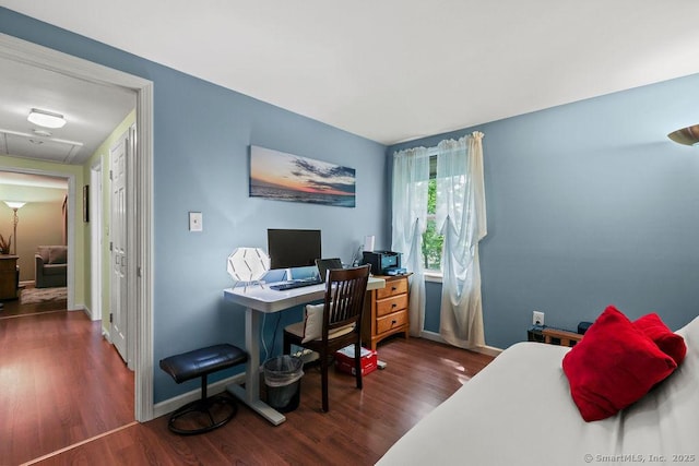 525 Park Ave, Windsor, CT 06095 - office area featuring wood finished floors and baseboards