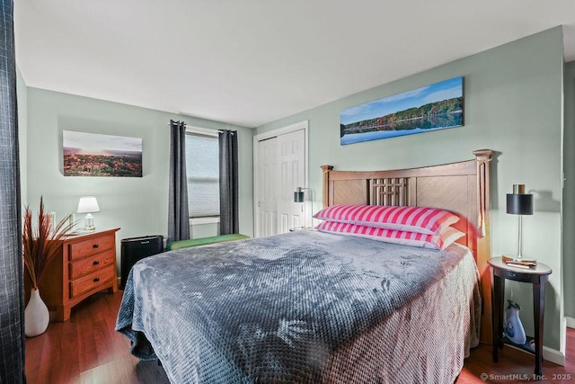 525 Park Ave, Windsor, CT 06095 - bedroom featuring wood finished floors and a closet