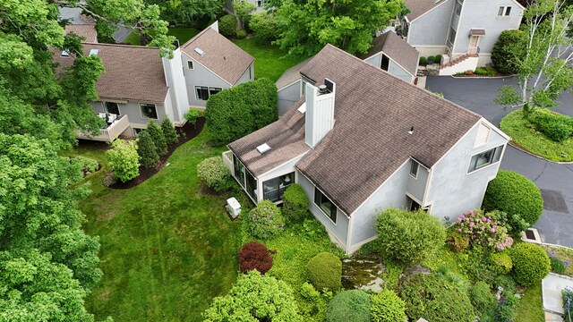510 W Lyon Farm Dr Unit 510, Greenwich, CT 06831 - aerial perspective of suburban area