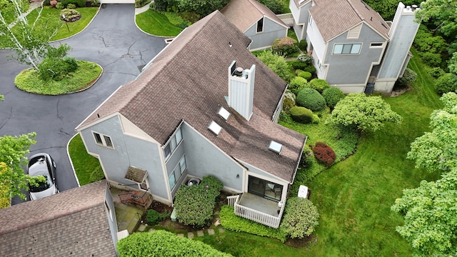 510 W Lyon Farm Dr Unit 510, Greenwich, CT 06831 - view from above of property