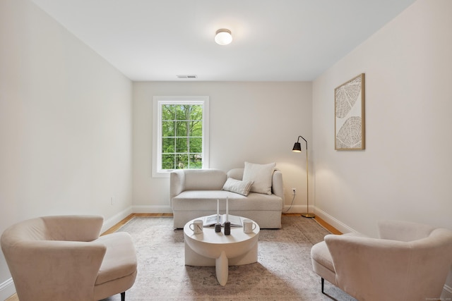24 Pine Mountain Rd, Redding, CT 06896 - living area featuring baseboards and wood finished floors