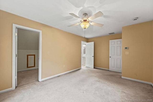 657 Tamarack Rd, Cheshire, CT 06410 - unfurnished bedroom featuring carpet, baseboards, ensuite bathroom, and a ceiling fan