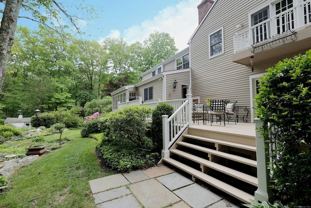 114 Peaceable Ridge Rd, Ridgefield, CT 06877 - exterior space featuring a deck