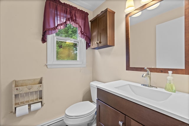 20 Laurel Wood Rd, North Stonington, CT 06359 - bathroom with vanity and a baseboard heating unit