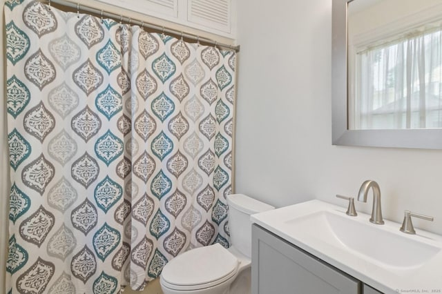 8 Washington Ave, Westport, CT 06880 - full bath featuring vanity, toilet, and a shower with shower curtain