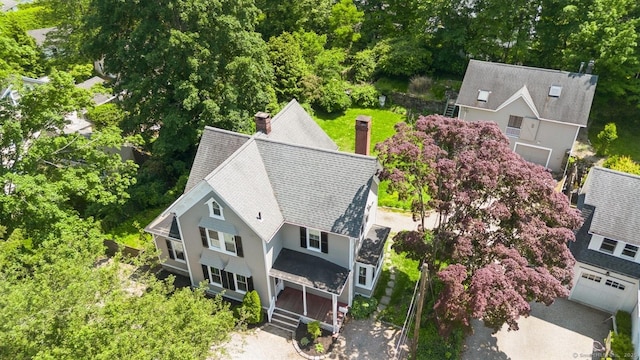 8 Washington Ave, Westport, CT 06880 - aerial view of property and surrounding area