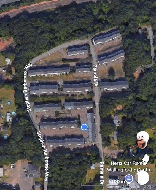 9 Staffordshire Commons Dr Unit 9, Wallingford, CT 06492 - aerial view of property's location
