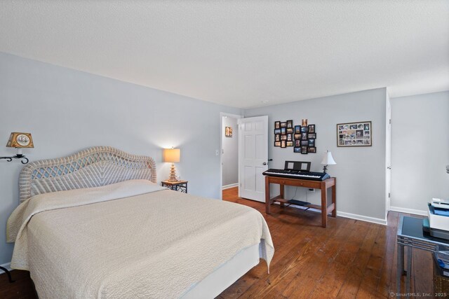 3 Colonial Dr, Clinton, CT 06413 - bedroom with hardwood / wood-style floors and baseboards