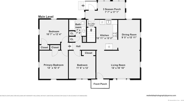 55 Osborne St, Stratford, CT 06614 - view of property floor plan
