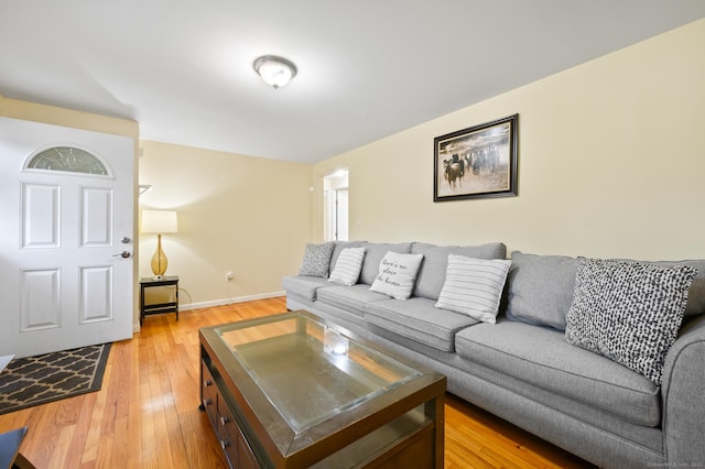 21 Sorrento Rd, Wallingford, CT 06492 - living room with baseboards and light wood-style floors