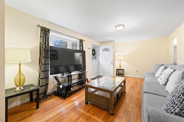 21 Sorrento Rd, Wallingford, CT 06492 - living room with light wood-style floors and baseboards