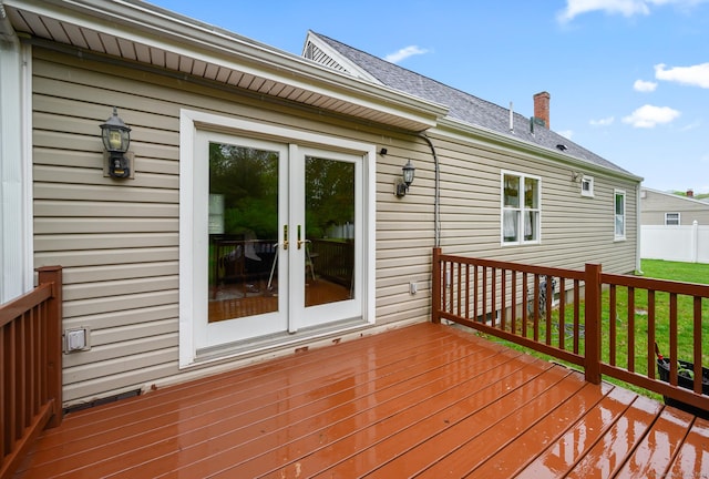 21 Sorrento Rd, Wallingford, CT 06492 - deck with french doors