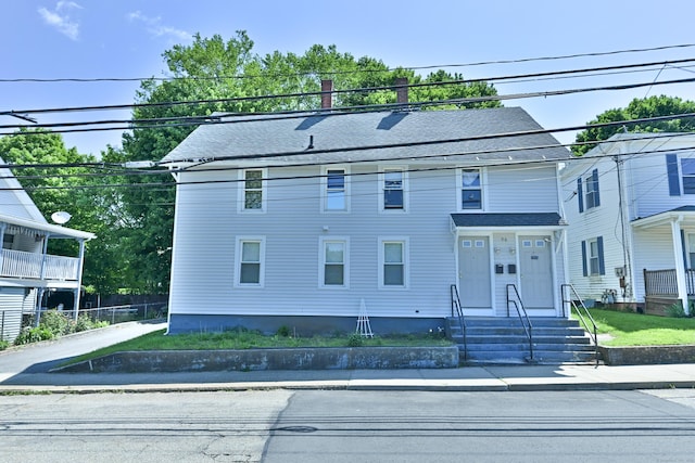 96 Water St, Killingly, CT 06239 - view of front of home with a chimney
