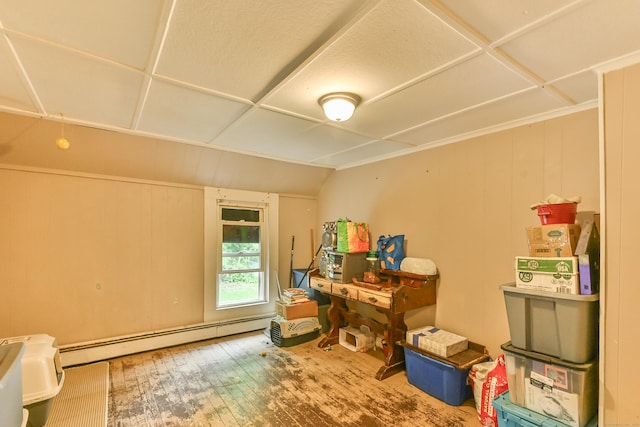 96 Water St, Killingly, CT 06239 - misc room with hardwood / wood-style floors and baseboard heating