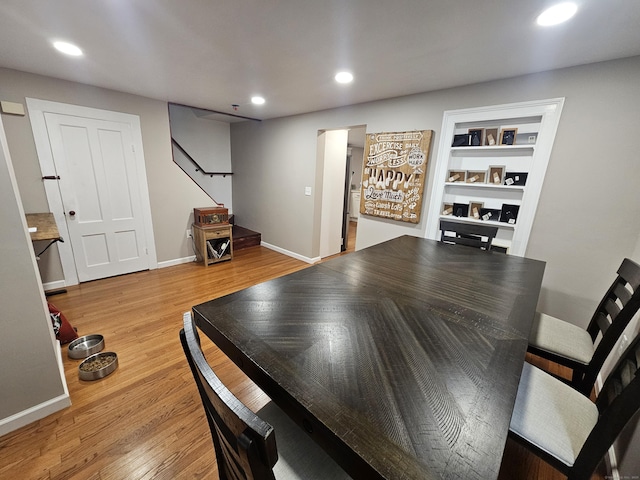 216 Bunker Hill Ave, Waterbury, CT 06708 - game room featuring recessed lighting, wood finished floors, and baseboards