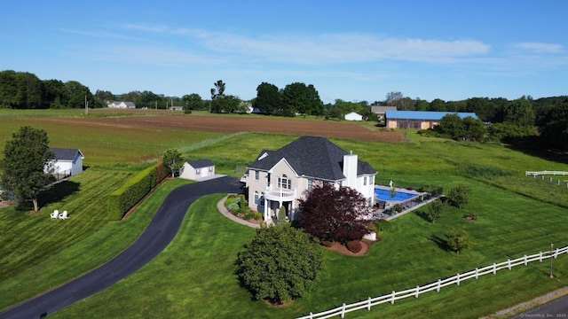 197 Shadow Pond Ln, Suffield, CT 06078 - overview of rural landscape
