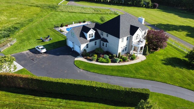 197 Shadow Pond Ln, Suffield, CT 06078 - view from above of property