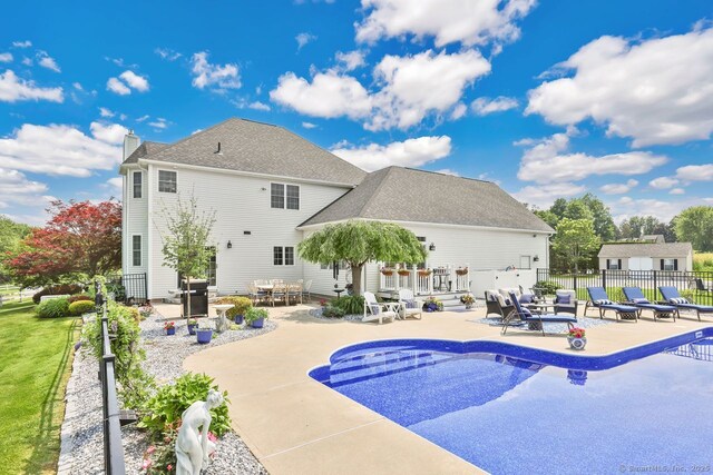 197 Shadow Pond Ln, Suffield, CT 06078 - view of pool with a patio