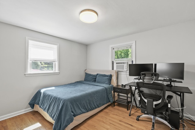 63 Paul Ter, Southington, CT 06489 - bedroom featuring a desk, cooling unit, wood finished floors, and baseboards