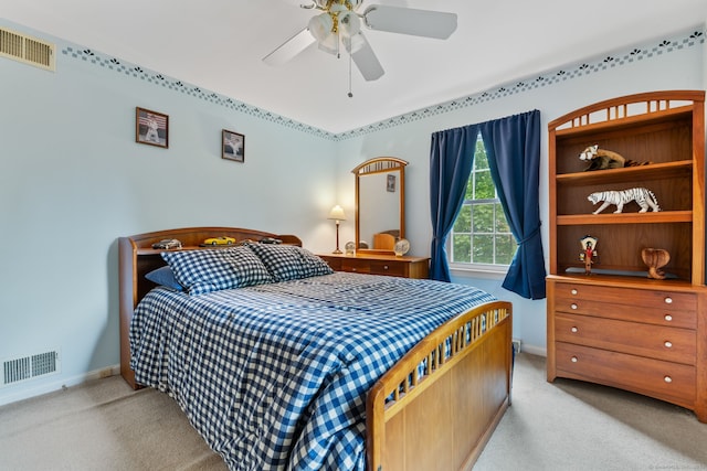 39 Munn Rd, Southbury, CT 06488 - bedroom featuring light colored carpet, baseboards, and a ceiling fan